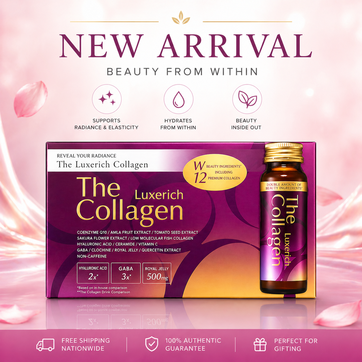 Fresh Restock: Shiseido The Collagen Luxerich Drink Is Back at Seiranow