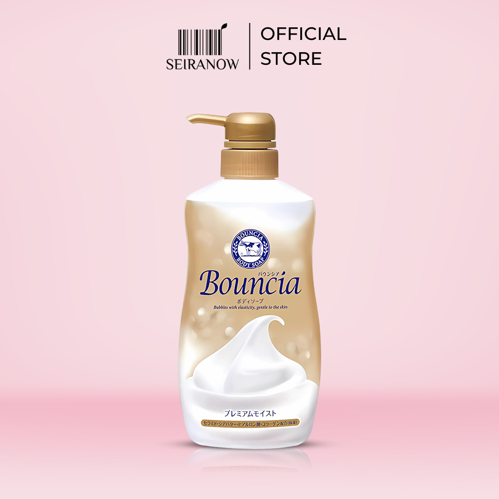 Bouncia Body Soap Premium Moist Pump – Luxurious Hydration 460ml