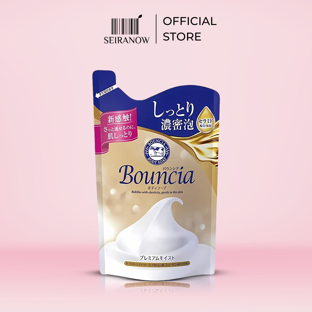 Bouncia Body Soap Premium Moist Refill 340ml