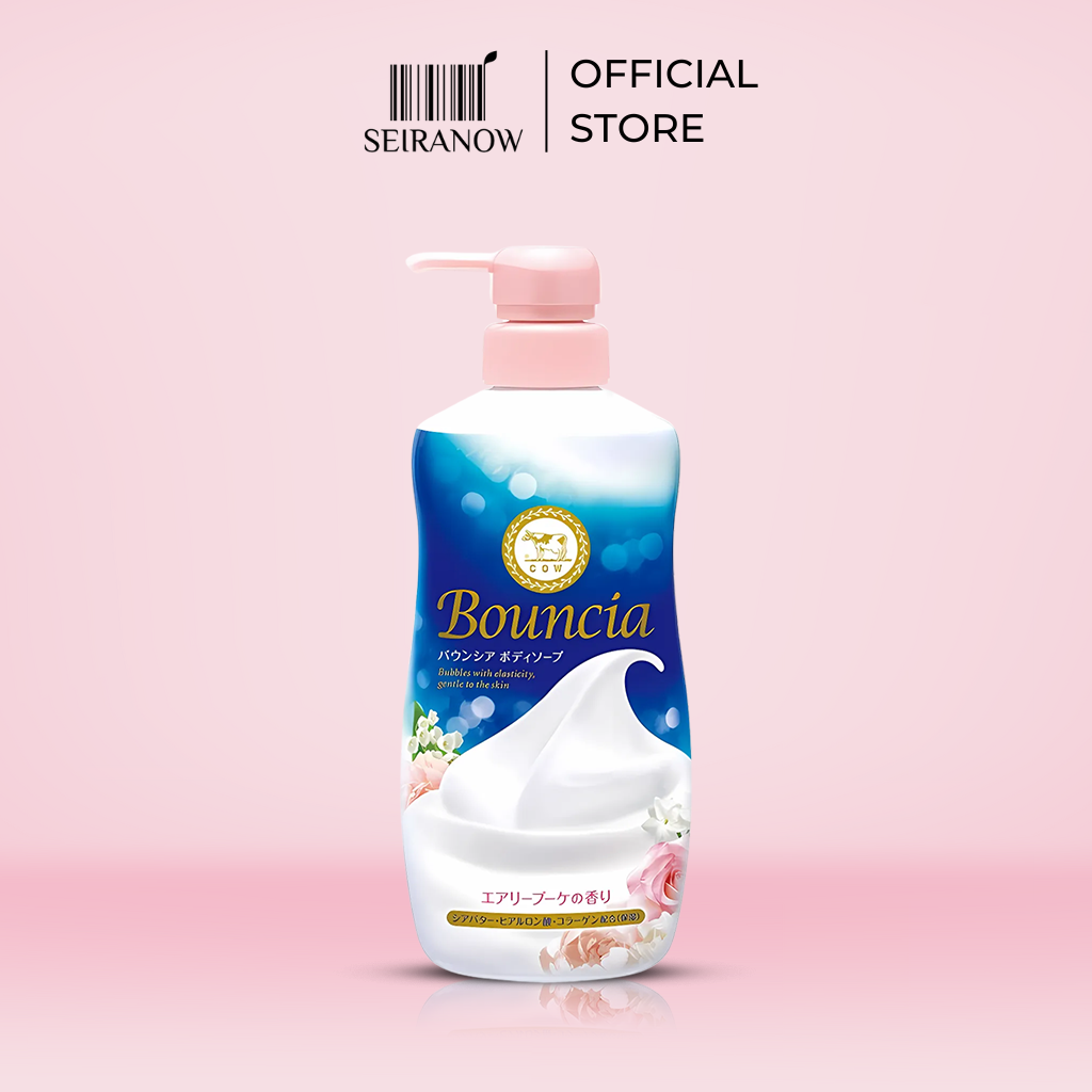 Bouncia Body Soap Airy Bouquet Fragrance Pump 480ml