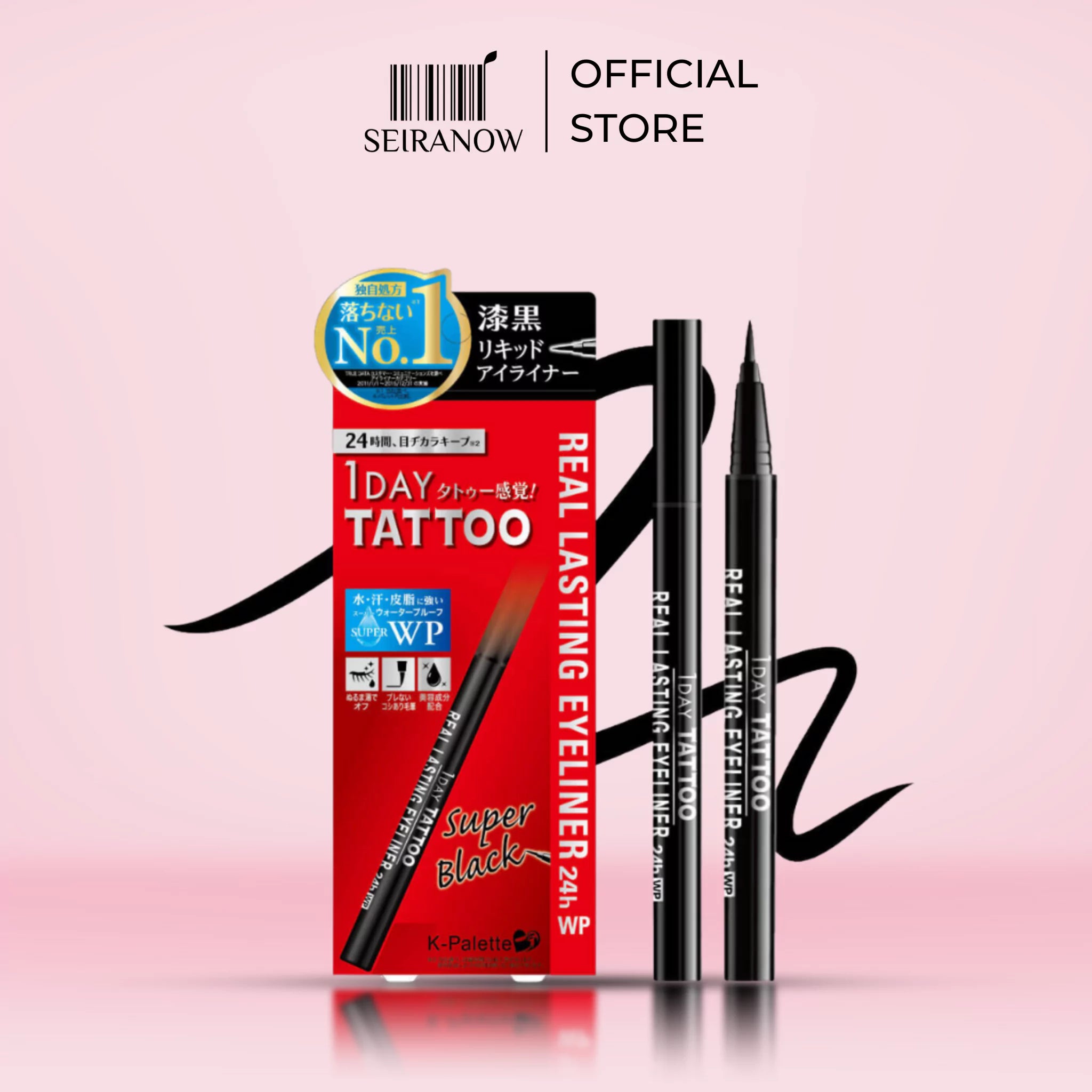 K-Palette 1 Day Real Lasting Eyeliner – Smudge-Proof Precision