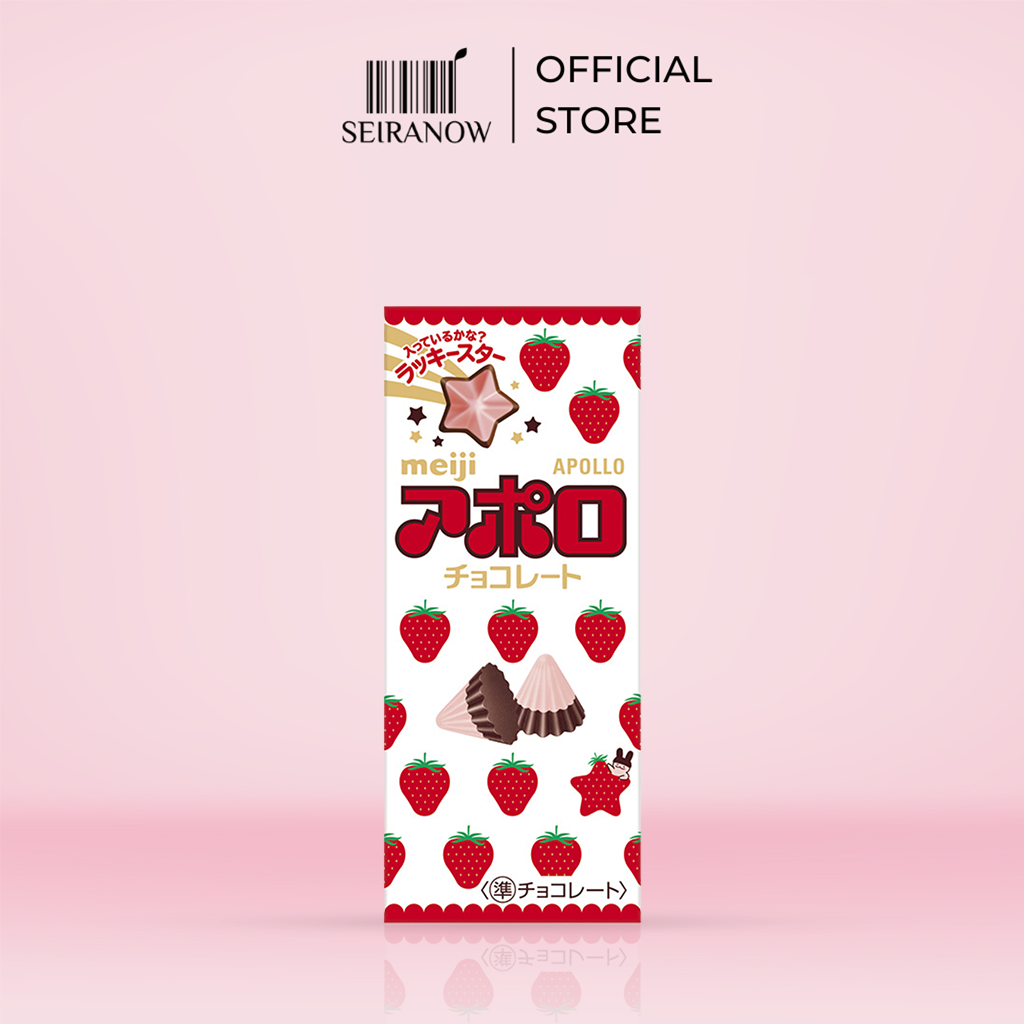 Meiji Apollo Strawberry Chocolate – Iconic Japanese Treat
