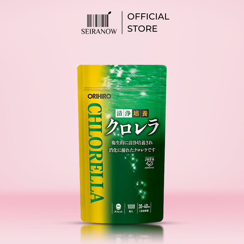 Orihiro Chlorella Refill 1000 Tablets – Natural Green Superfood