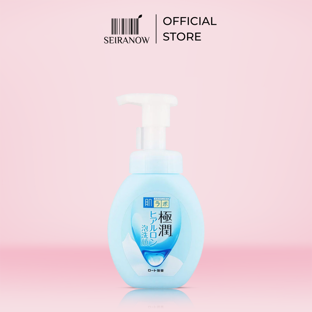 Rohto Hada Labo Gokujyun Hyaluronic Acid Foaming Face Wash 160ml