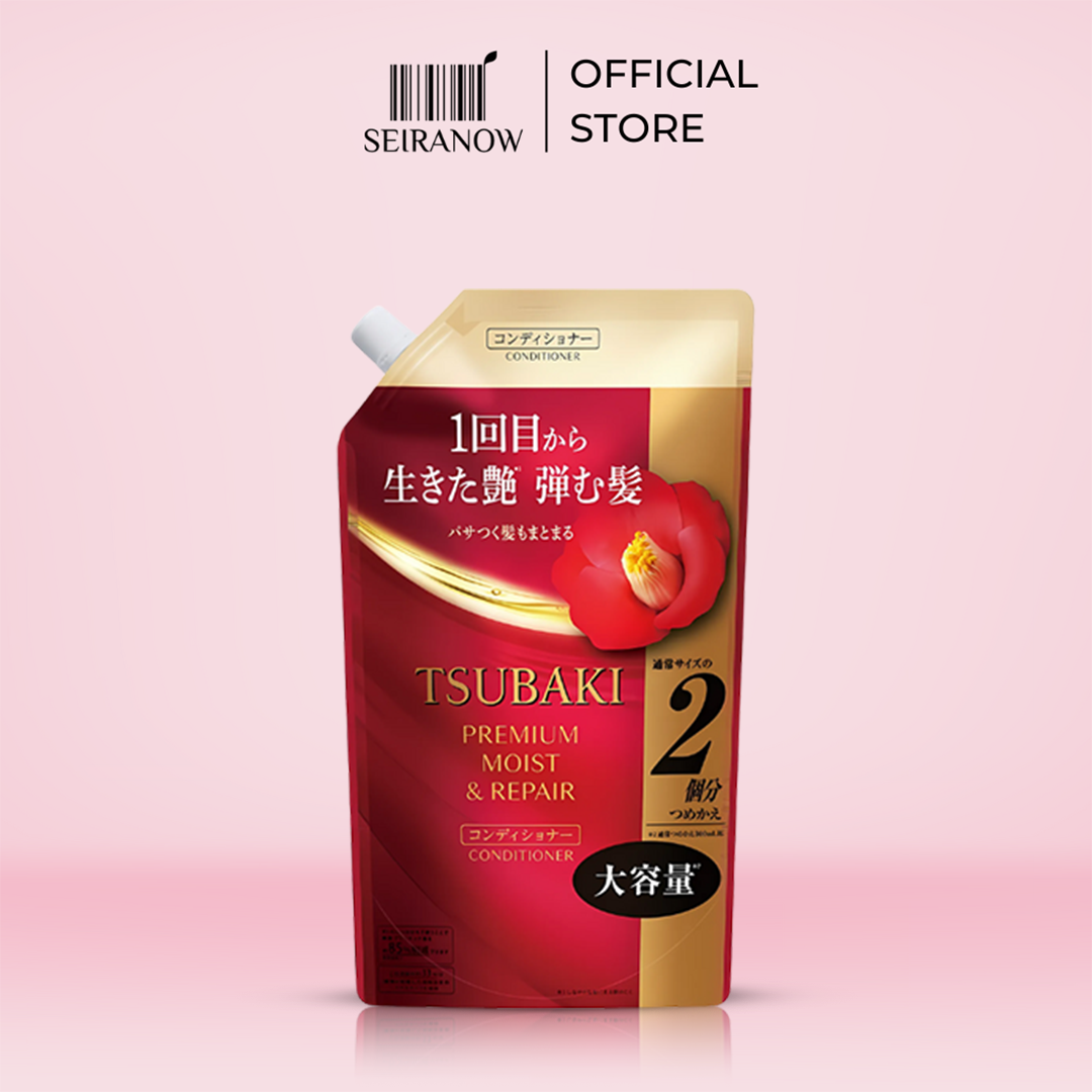 Tsubaki Camellia Premium Moist & Repair Hair Conditioner Refill 600ml