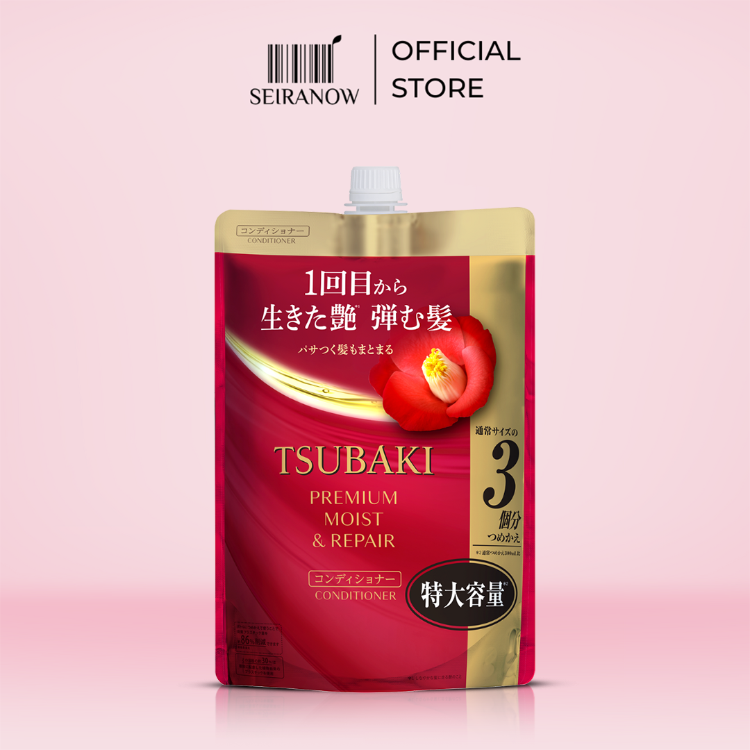 Tsubaki Camellia Premium Moist & Repair Hair Conditioner Refill 900ml