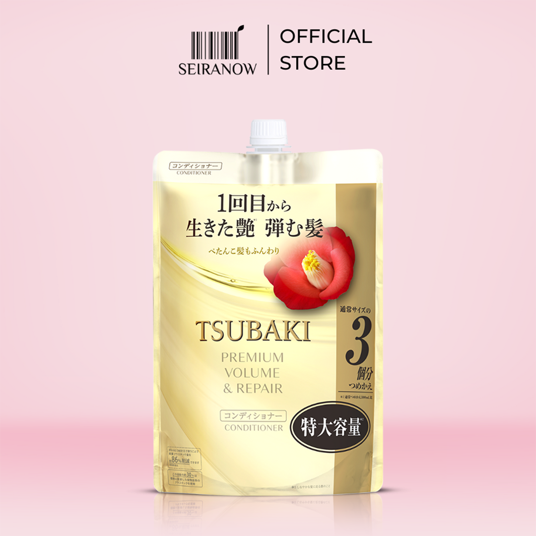 Tsubaki Camellia Premium Volume & Repair Hair Conditioner Refill 900ml