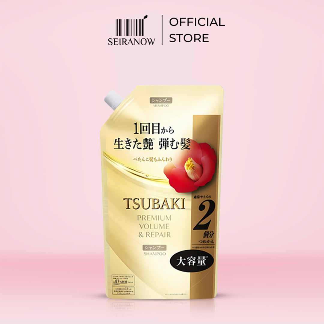 Tsubaki Camellia Premium Volume & Repair Shampoo Refill 600ml